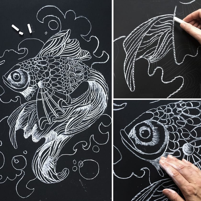 CHALKBOARD wallpaper By Groovy