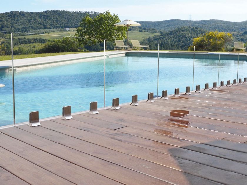 CHAMELEON FRAMELESS Balustrade fixing By IAM DESIGN
