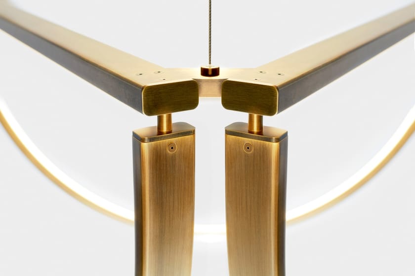 LED pendant lamp CHORD CLUSTER By AlexAllen Studio design Allen Slamic