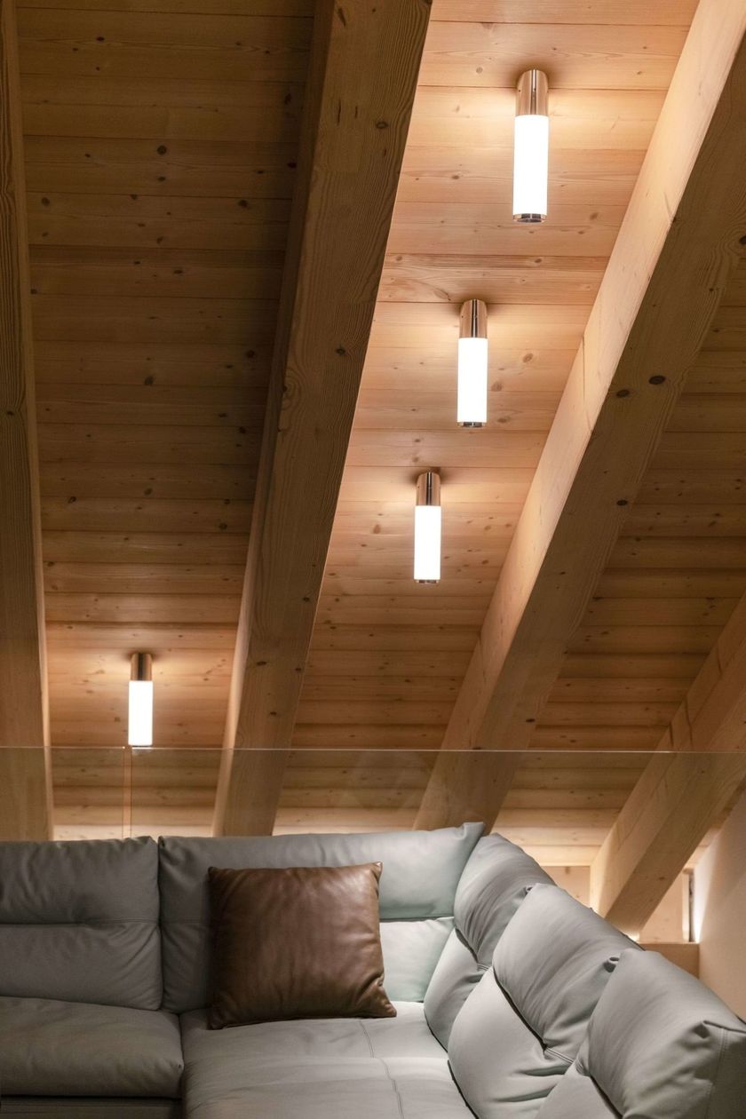 CILINDRETTO | Direct-indirect light ceiling lamp By Brillamenti