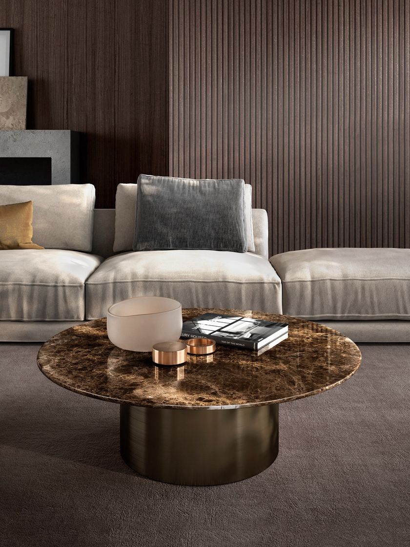 CILINDRO LOW | Marble coffee table By EFORMA