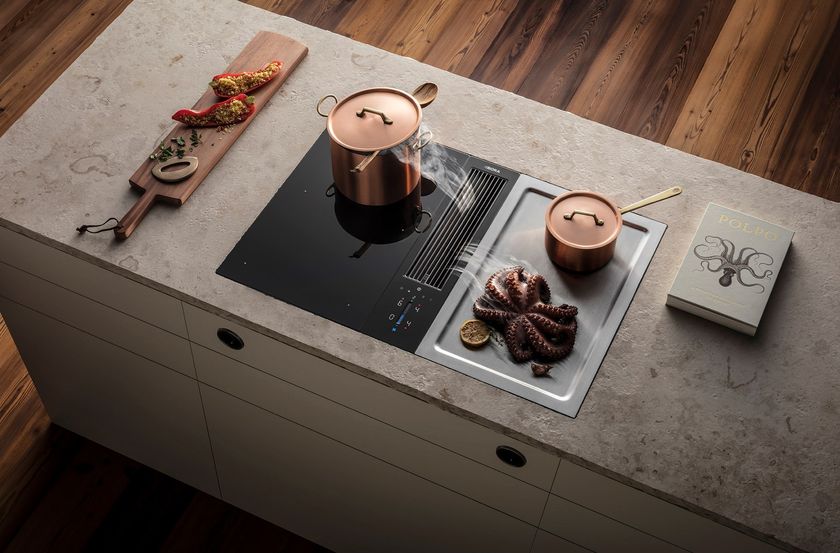 Table de cuisson induction avec 2 zones de cuisson CKI Colección BORA ...