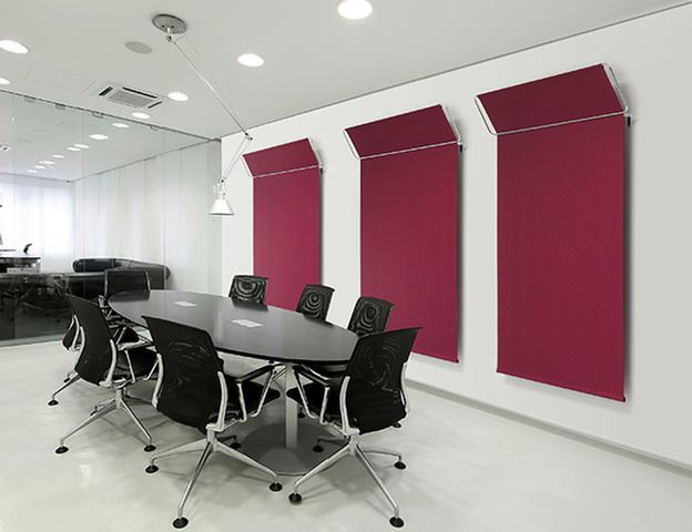 Fabric Acoustic wall panel CLASP WALL Snowsound Fiber Products ...