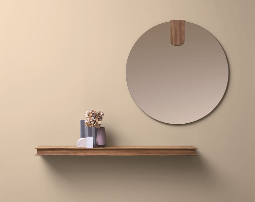 CLIP Wallmounted mirror By SCULPTURES JEUX design Ottone studio