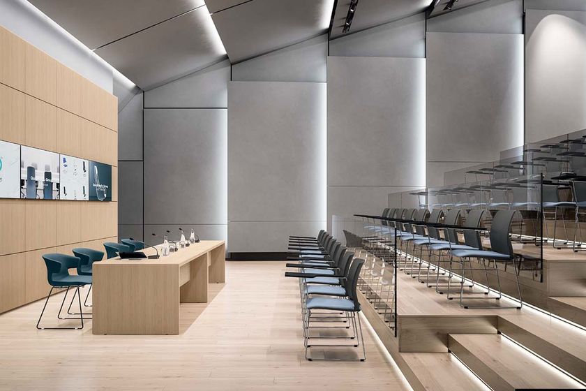 DESIGN LIVING Stackable chair By Quadrifoglio Group | design SFM Studio