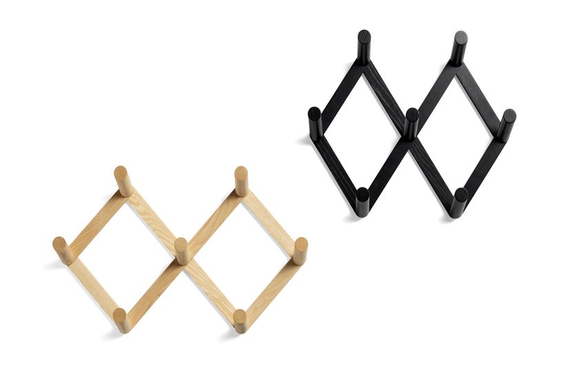 COAT RACK Wall-mounted ash coat rack By Hay | design Shane Schneck