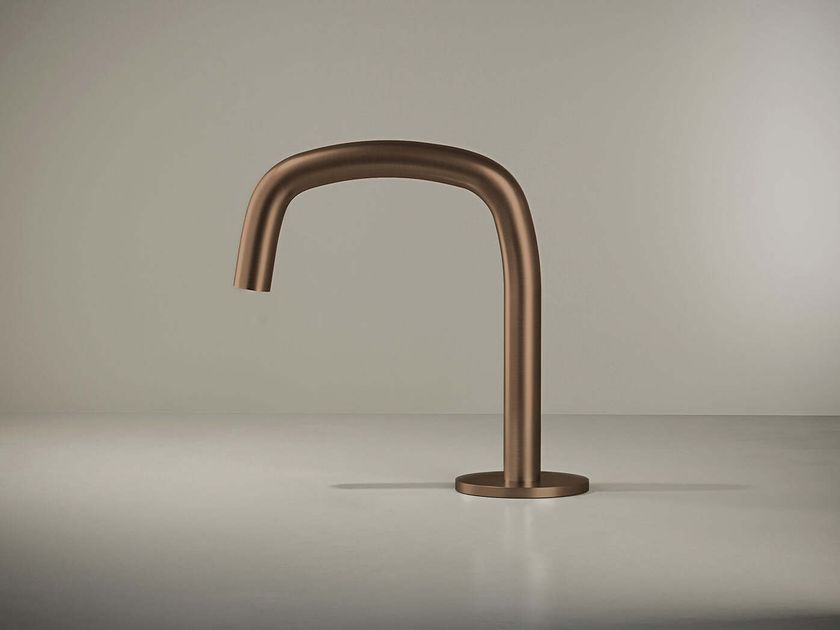 PB 11.MICRO Deck-mounted stainless steel spout By COCOON | design Piet Boon