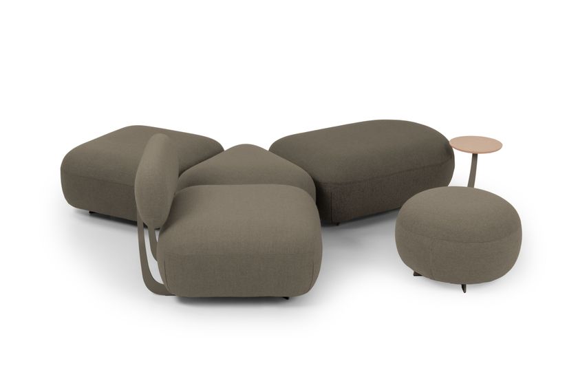 CODE | Pouf avec porte-revues intégré Collection Code By True Design ...