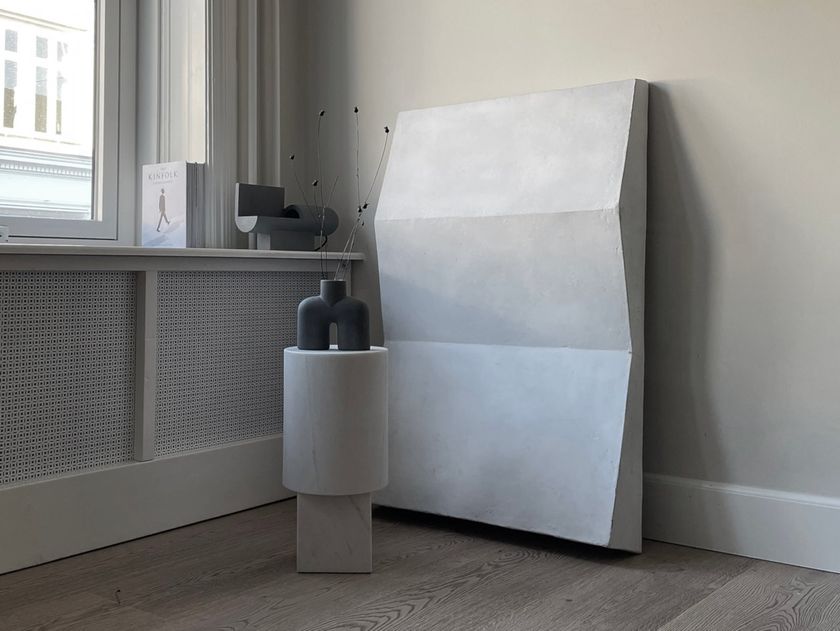 Table basse ronde en marbre COLUMN By 101 Copenhagen design Kristian ...
