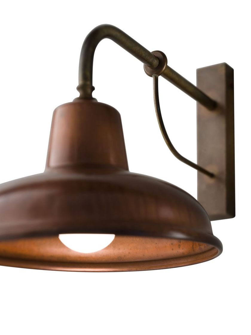 CONTRADA 243.05 Metal wall lamp with fixed arm By Il Fanale