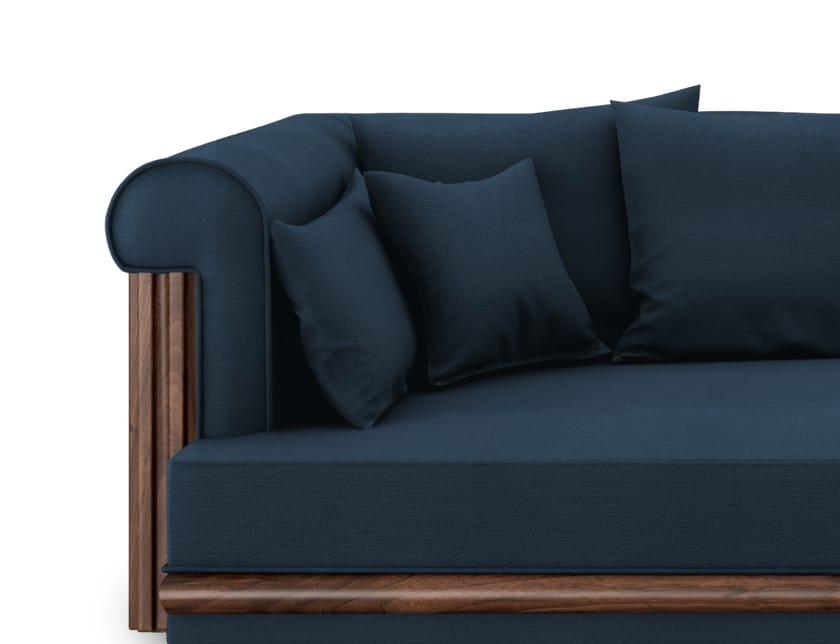 Linen sofa CONWAY By Wood Tailors Club