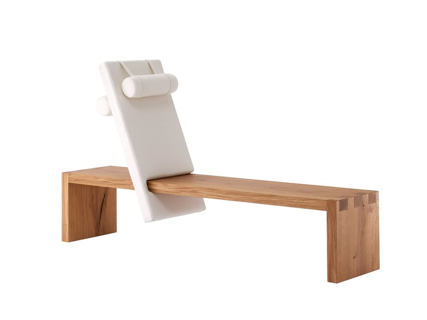 Wooden lounge chair / bench CORE By rosconi