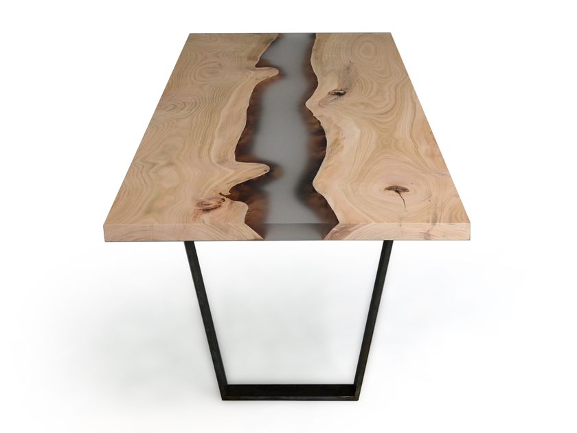 Rectangular dining table CREEK CHERRY By alcarol design Andrea Forti ...
