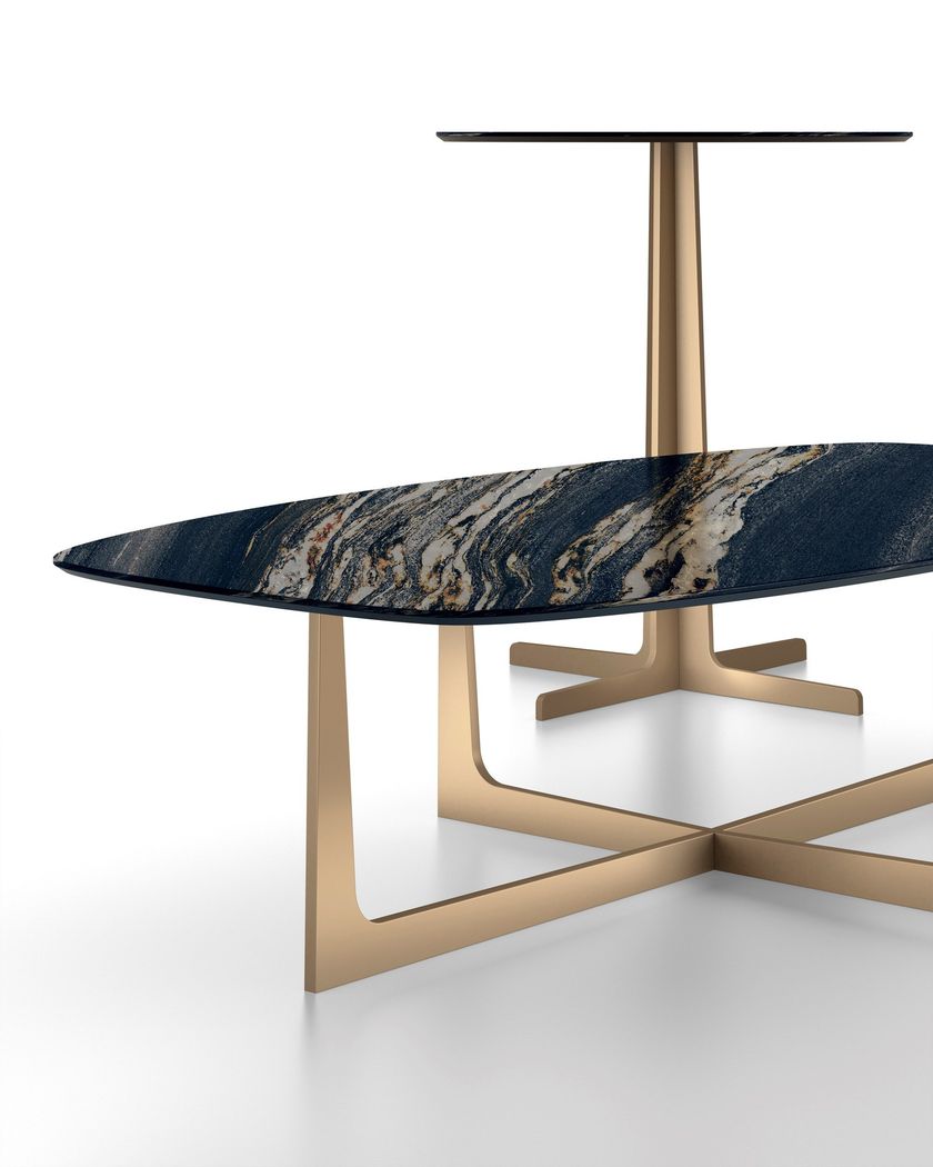 CROSS Round coffee table By F.lli Orsenigo | design Gianpietro Tonetti