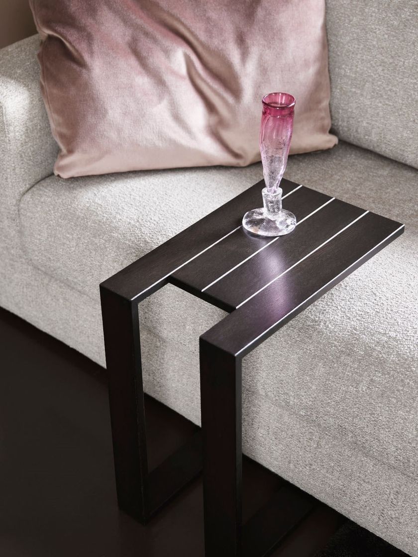 Rectangular solid wood side table CUP OF TEA By Linteloo design Henk Vos