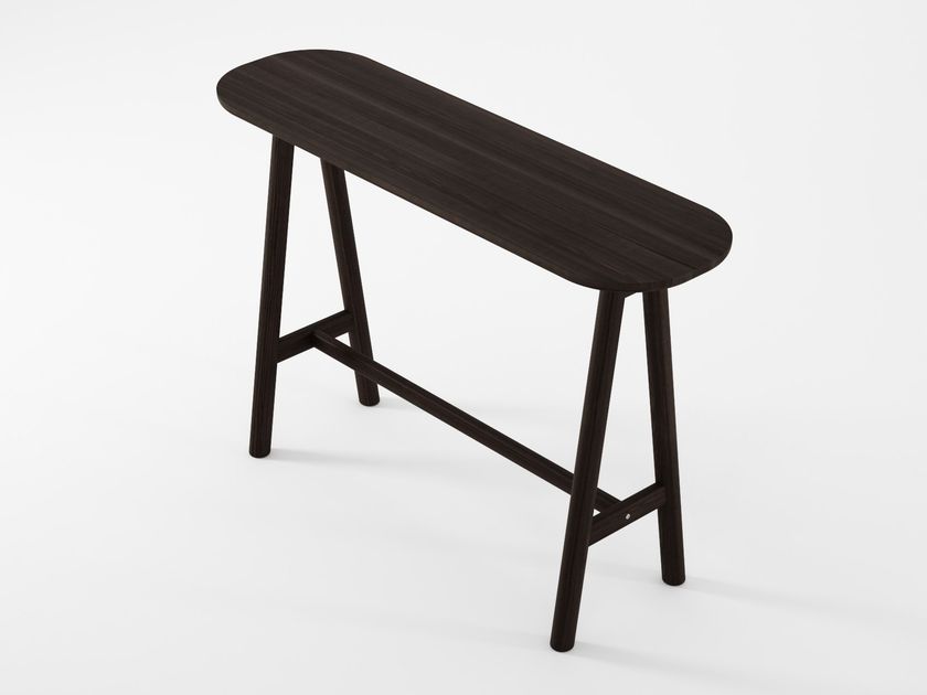 CURBUS Rectangular solid wood console table By KARPENTER | design ...