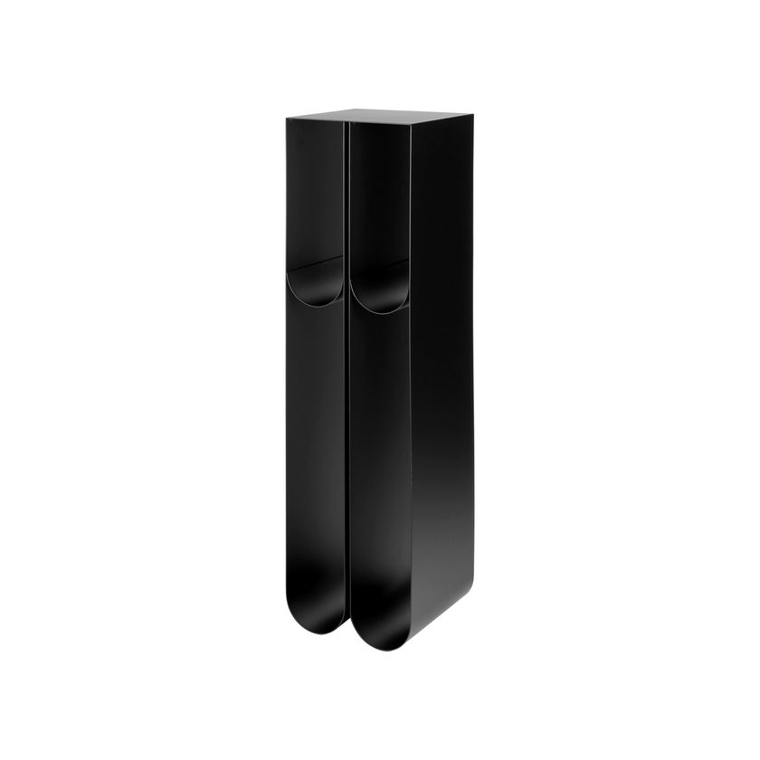 Curved pedestal in metal, Curved