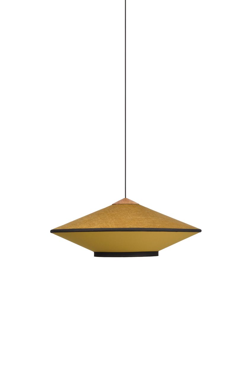 CYMBAL Velvet pendant lamp By Forestier