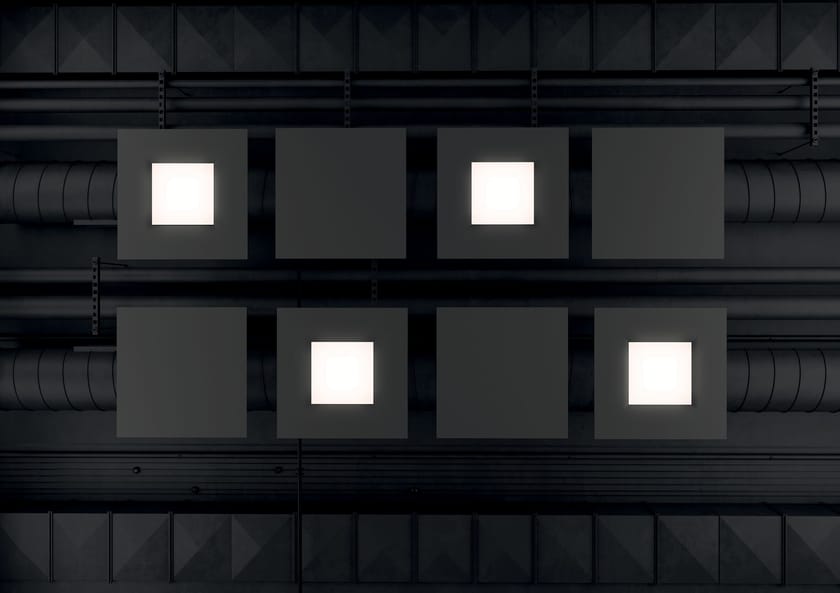 SURF by Caimi Brevetti - Lampada a sospensione acustica in tessuto - 2