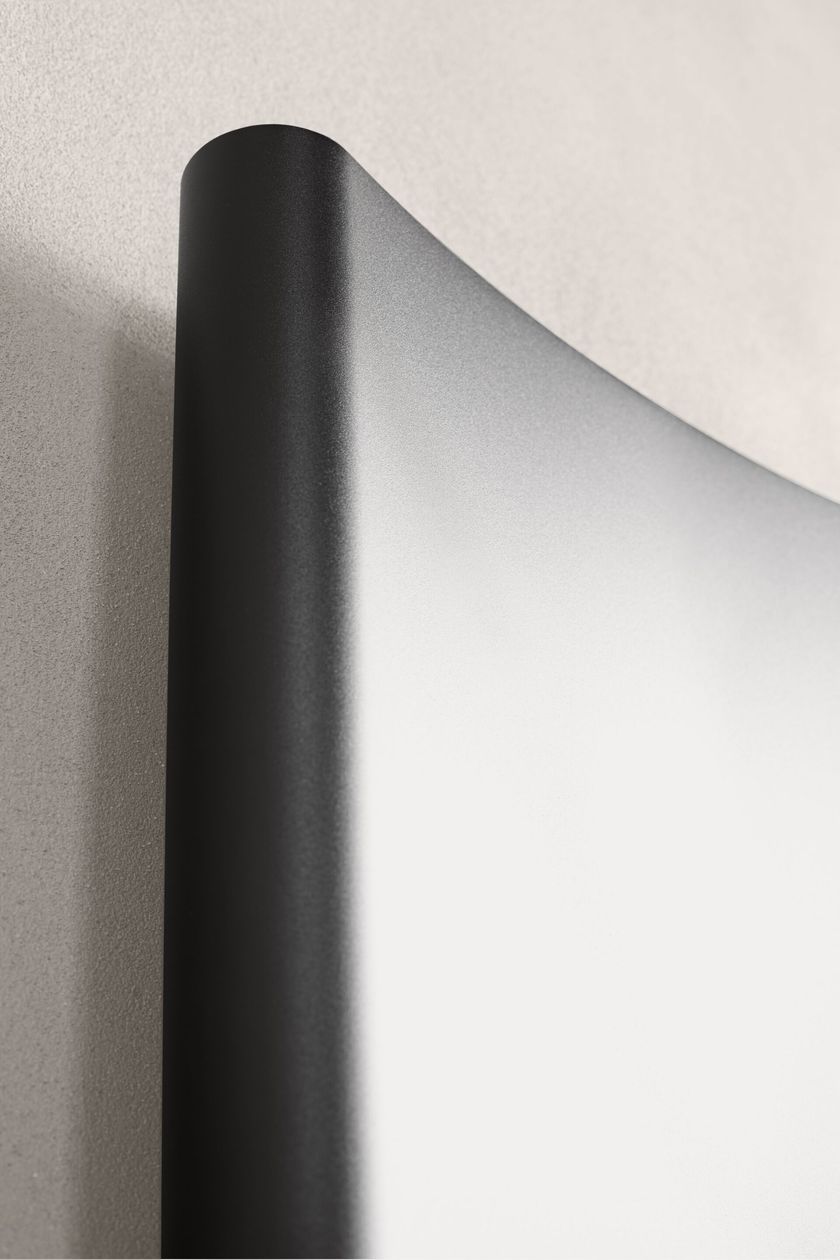BENT Vertical aluminium panel radiator By Caleido | design Alessandro ...