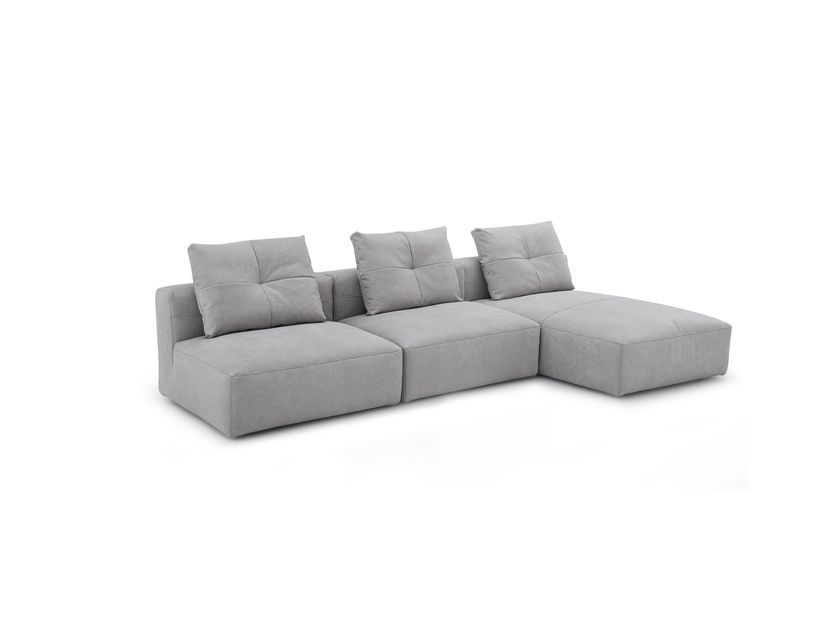 Canapé D'angle Convertible 3 Places HOMCOM - Méridienne Réversible, Coffre Rangement, Tissu Noir Aspect Lin