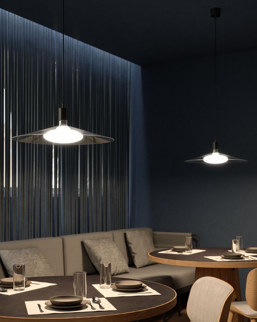 HYDRA LED glass pendant lamp By Cangini & Tucci
