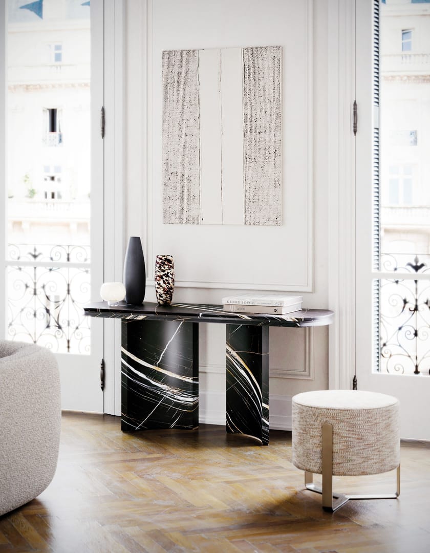 AUREA by Capital Collection - Sgabello basso in tessuto - 2 AUREA by Capital Collection - Sgabello basso in tessuto - 2