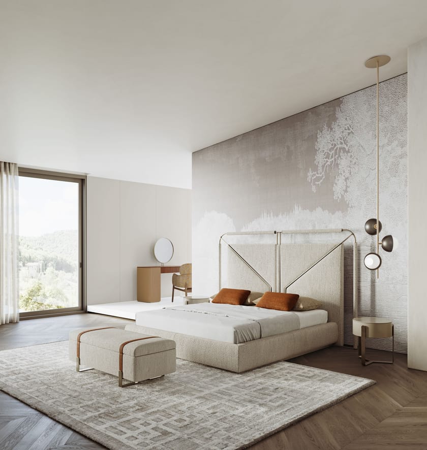 AUREA by Capital Collection - Comodino rotondo in legno con cassetti - 4