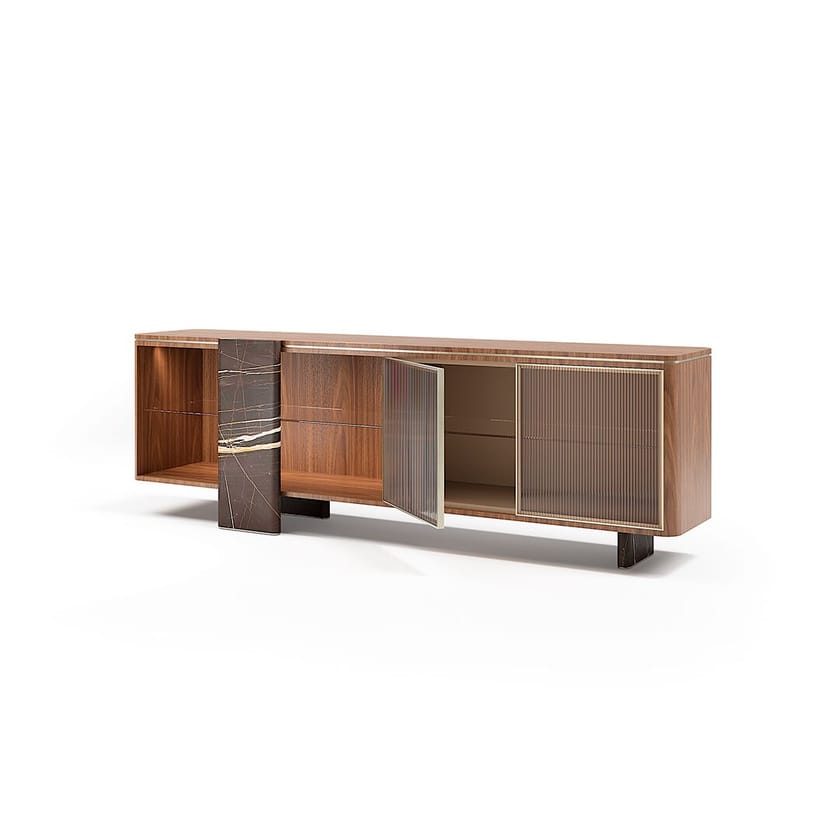 AURELIA by Capital Collection - Madia in legno e vetro con ante a battente - 10