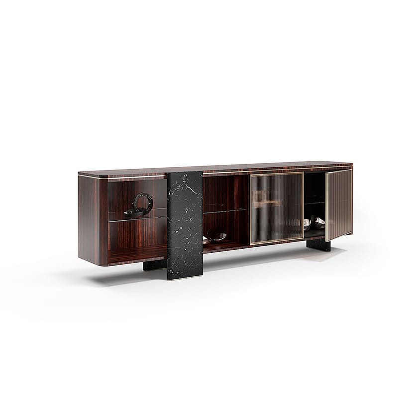 AURELIA by Capital Collection - Madia in legno e vetro con ante a battente - 18