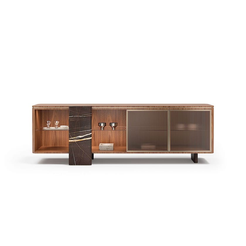 AURELIA by Capital Collection - Madia in legno e vetro con ante a battente - 2
