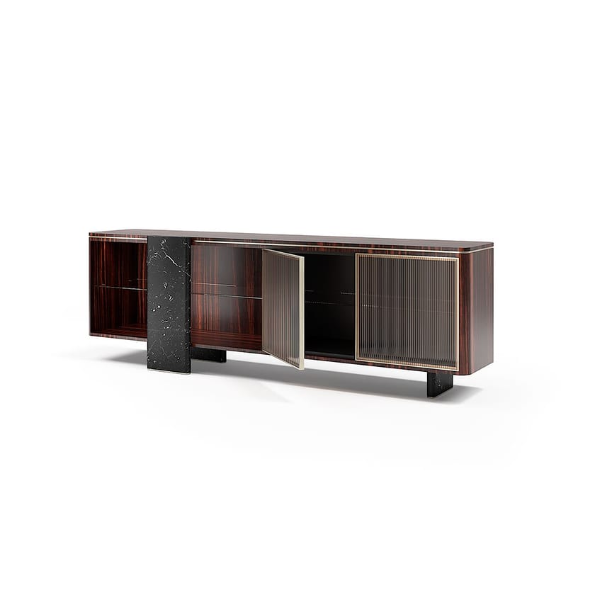 AURELIA by Capital Collection - Madia in legno e vetro con ante a battente - 21