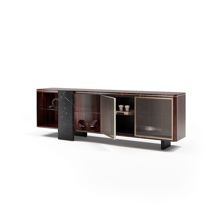 AURELIA by Capital Collection - Madia in legno e vetro con ante a battente - 22
