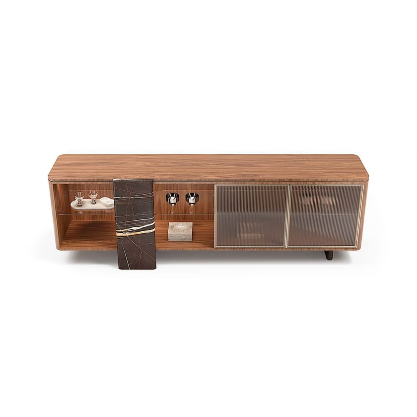 AURELIA by Capital Collection - Madia in legno e vetro con ante a battente - 4