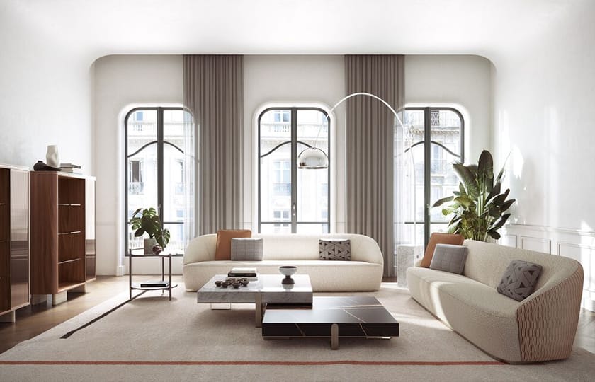 BRERA .23 by Capital Collection - Divano in tessuto a 3 posti - 4