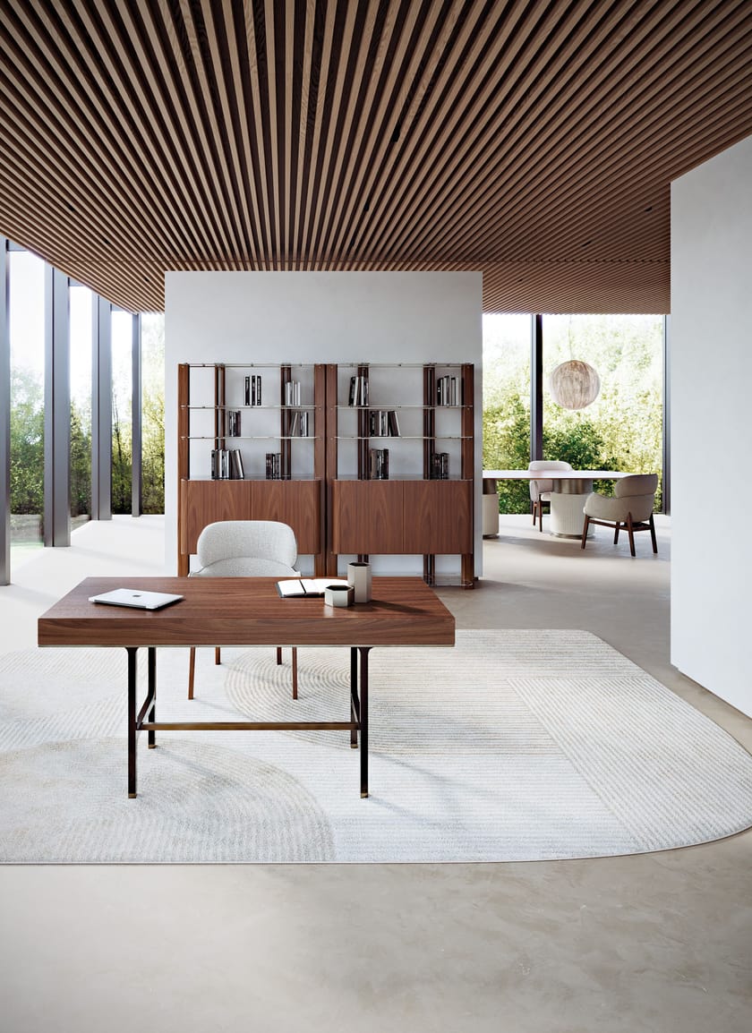 DIESIS C by Capital Collection - Libreria bifacciale in legno - 9