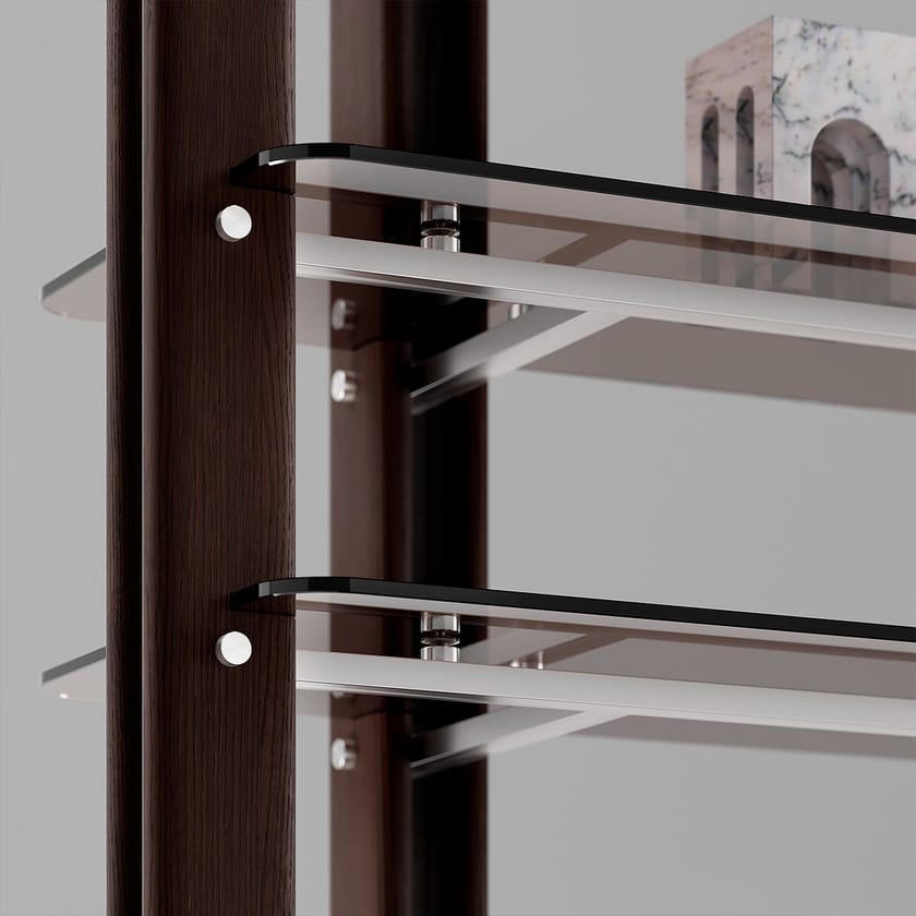 DIESIS C by Capital Collection - Libreria bifacciale in legno - 4
