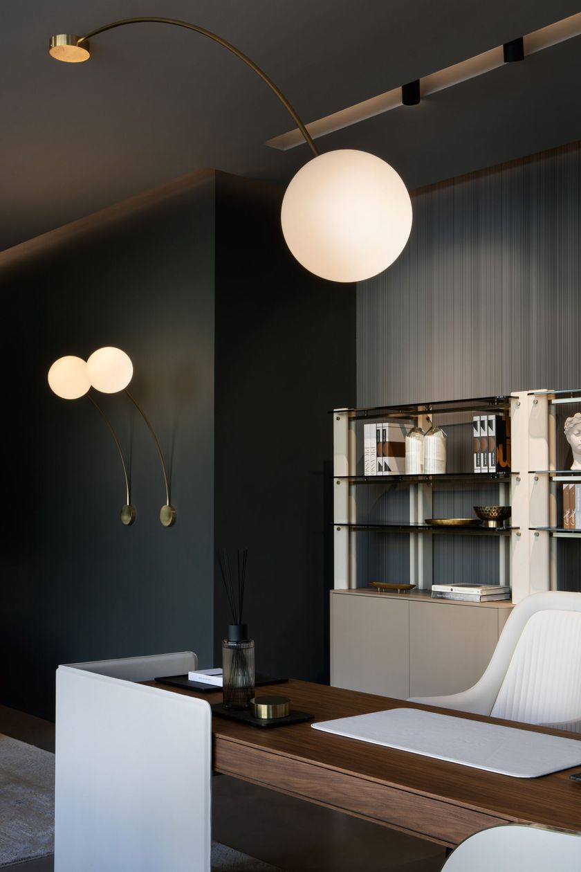 DIESIS C by Capital Collection - Libreria bifacciale in legno - 11
