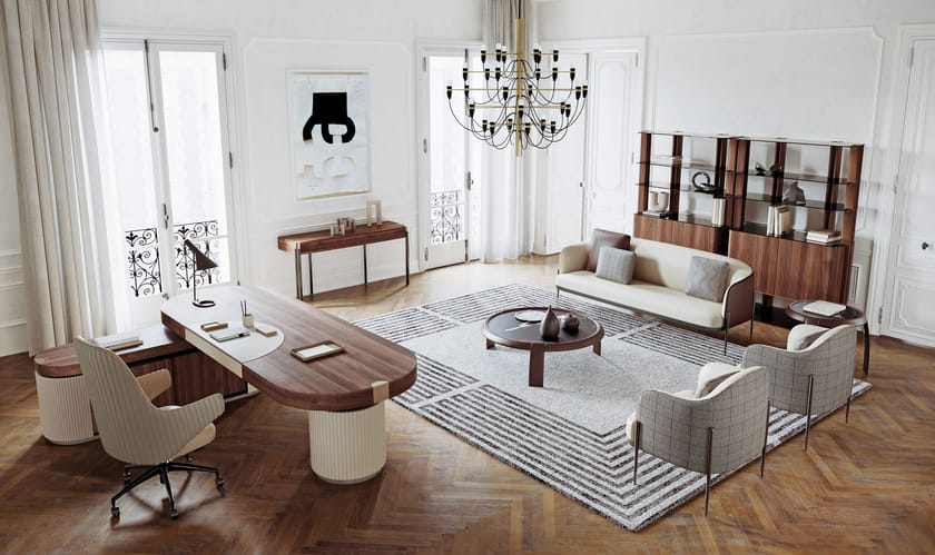 DIESIS C by Capital Collection - Libreria bifacciale in legno - 10