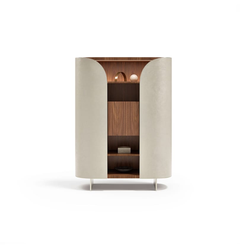 DUNA by Capital Collection - Credenza in pelle con ante a battente - 14