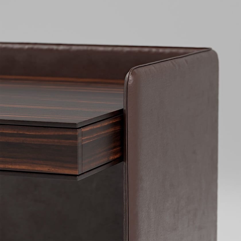 DUNA by Capital Collection - Scrivania in pelle con cassetti - 7