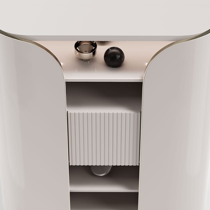 DUNA by Capital Collection - Credenza in pelle con ante a battente - 7