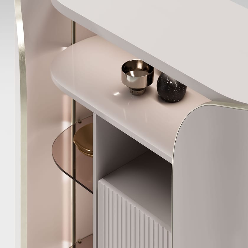 DUNA by Capital Collection - Credenza in pelle con ante a battente - 10