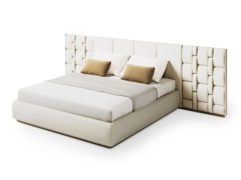 JUBILEE PLUS XL by Capital Collection - Letto king size in pelle con testiera imbottita - 4