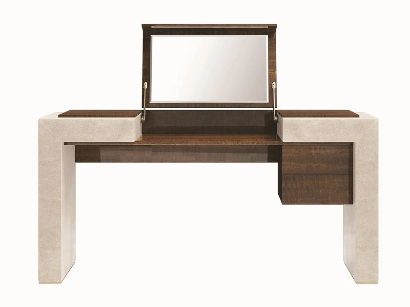 KANDY Rectangular wooden console table with drawers By Capital Collection