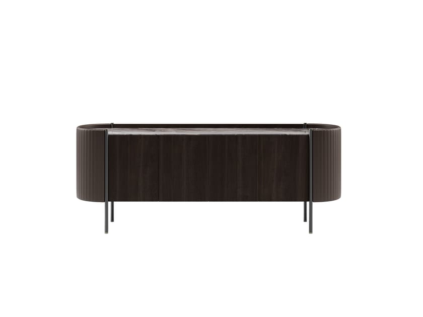 KARIN by Capital Collection - Madia in legno con piano in marmo e ante a battente - 13