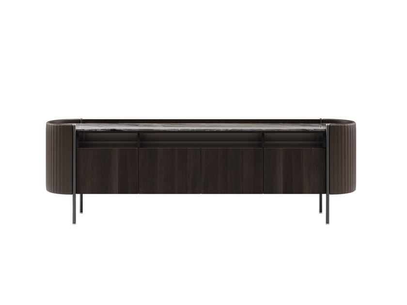 KARIN by Capital Collection - Madia in legno con piano in marmo e ante a battente - 22