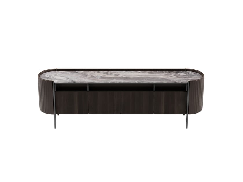KARIN by Capital Collection - Madia in legno con piano in marmo e ante a battente - 21