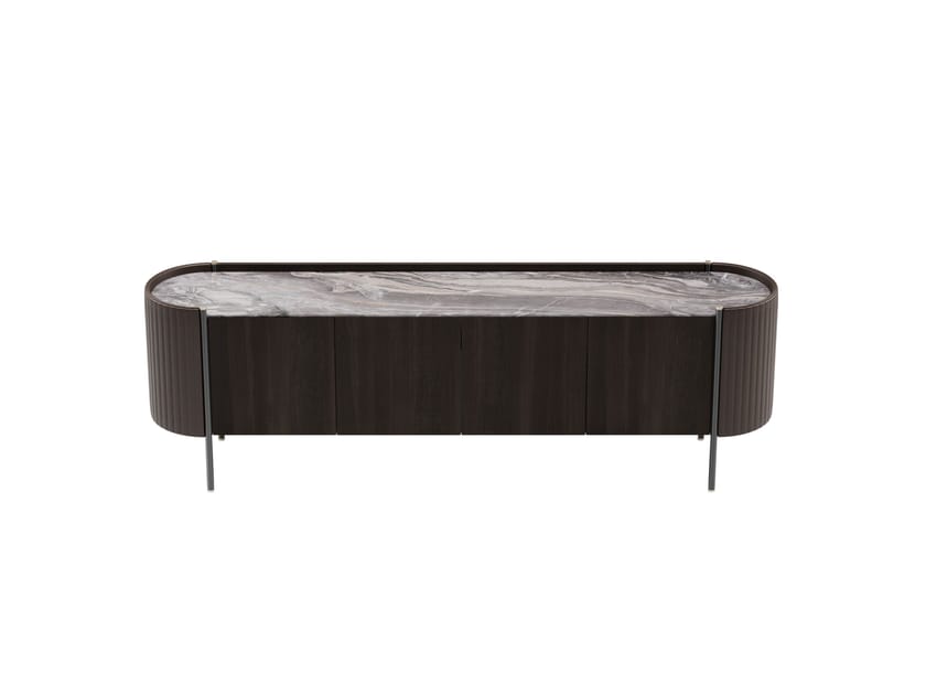 KARIN by Capital Collection - Madia in legno con piano in marmo e ante a battente - 26