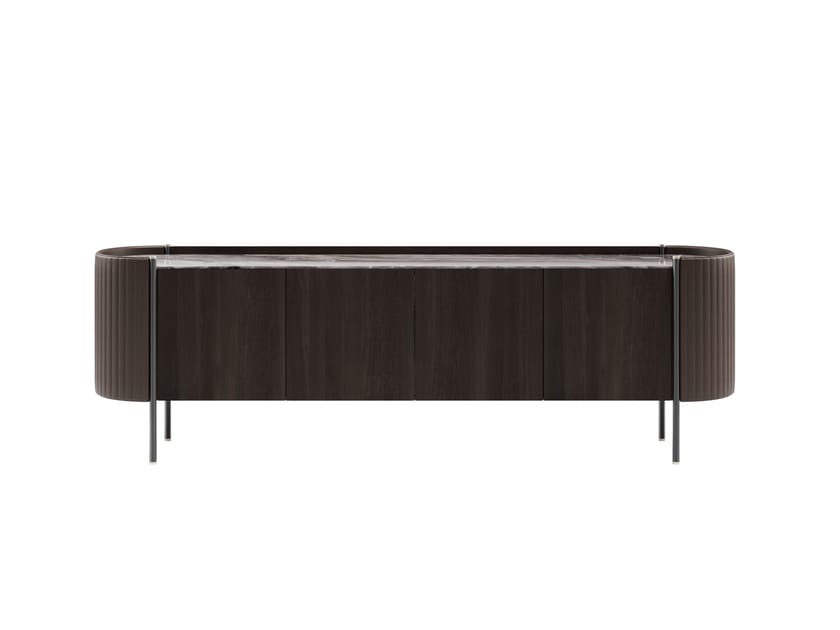 KARIN by Capital Collection - Madia in legno con piano in marmo e ante a battente - 25